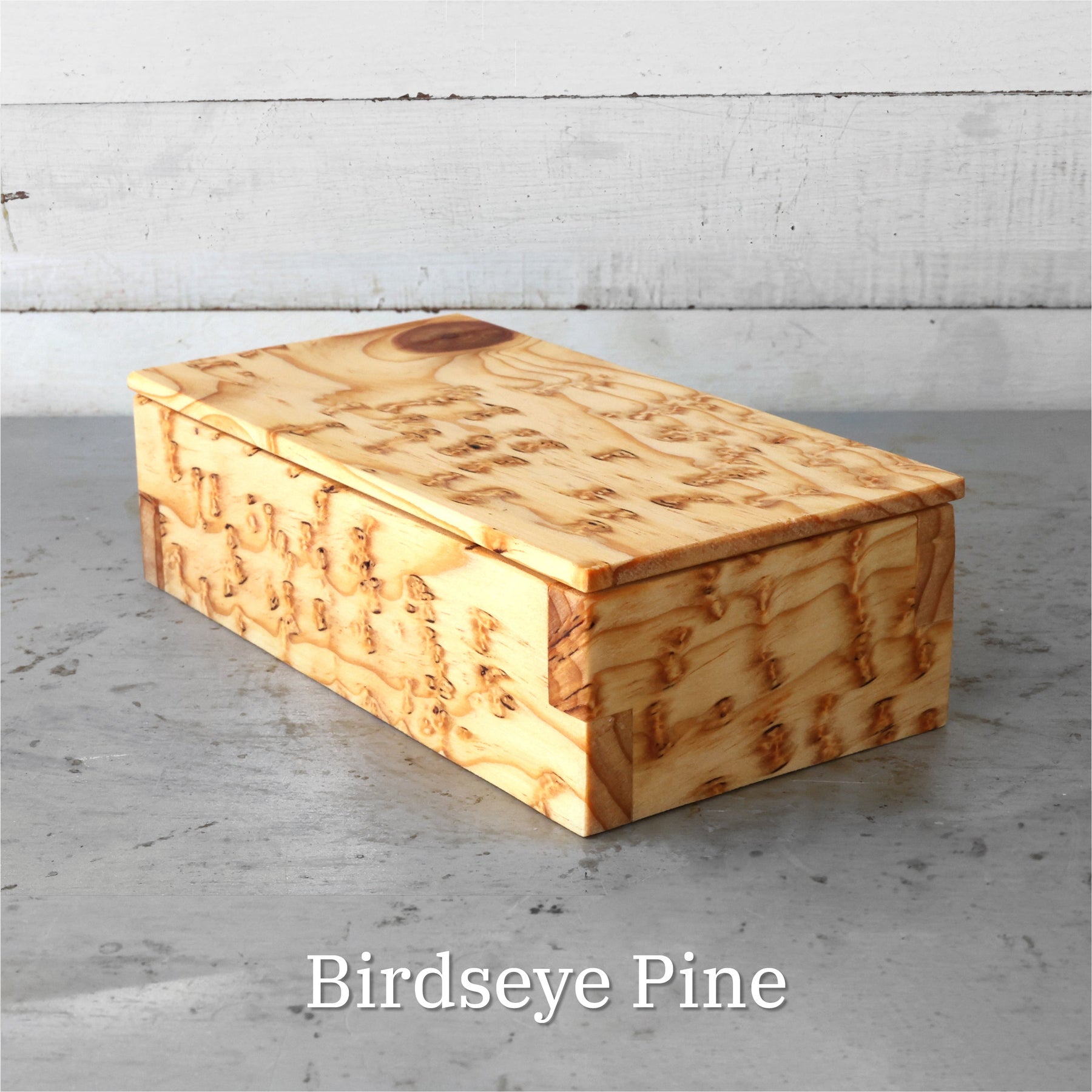 Handmade custom solid hardwood keepsake box by Dennehey Design Co. detail view 12