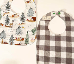 Customizable Handmade Baby Bib by East Mississippi Creations, children's boutique clothing detail photo 5
