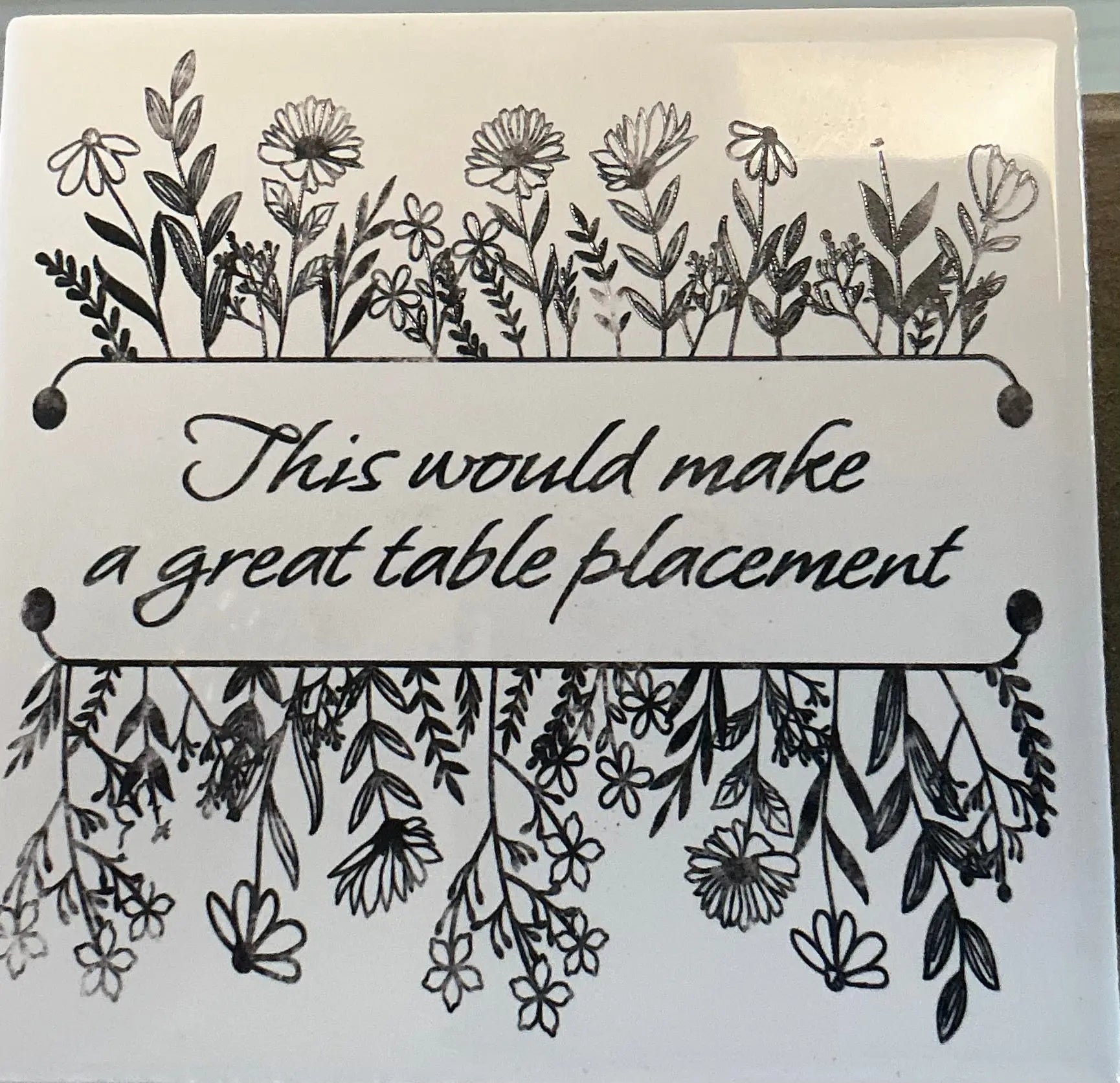 Customized Ceramic Tile by Jayman’s Creations, handmade pottery detail photo 4