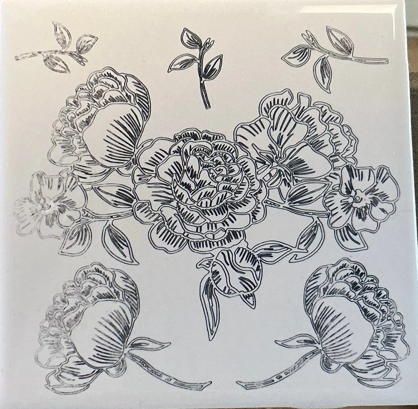Customized Ceramic Tile by Jayman’s Creations, handmade pottery detail photo 7