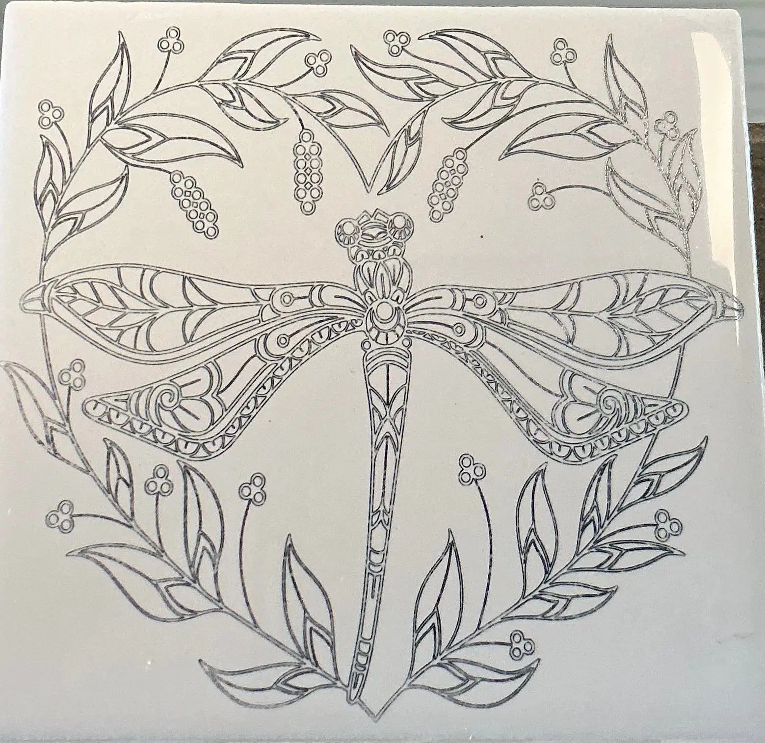 Customized Ceramic Tile by Jayman’s Creations, handmade pottery detail photo 8