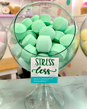 Stress Less Shower Fizzy by Sugar + Spruce