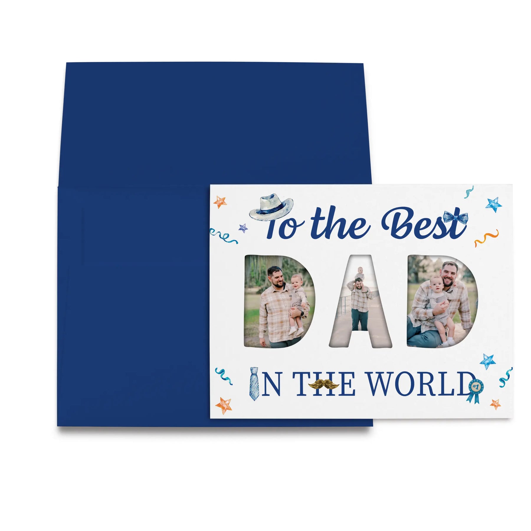 DAD Cut-Out Card – DIY Father’s Day Kit (Physical Card + Printable Template) - Father's Day Themed by Nola Tawk, paper gift detail photo 2