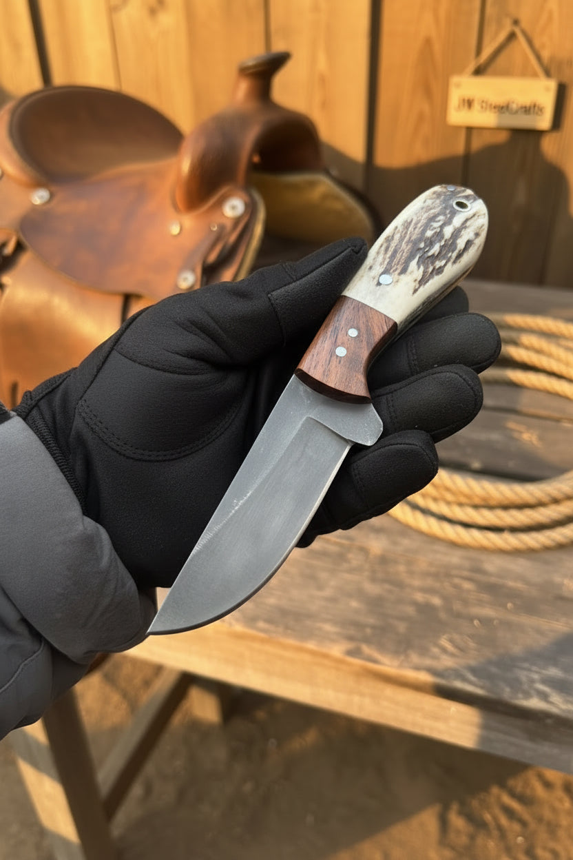 Anvilwood Hunter's Blade 9" by JW SteelCrafts