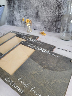 DIY Handprint Picture Frame by EverLee Creations, paper gift detail photo 3