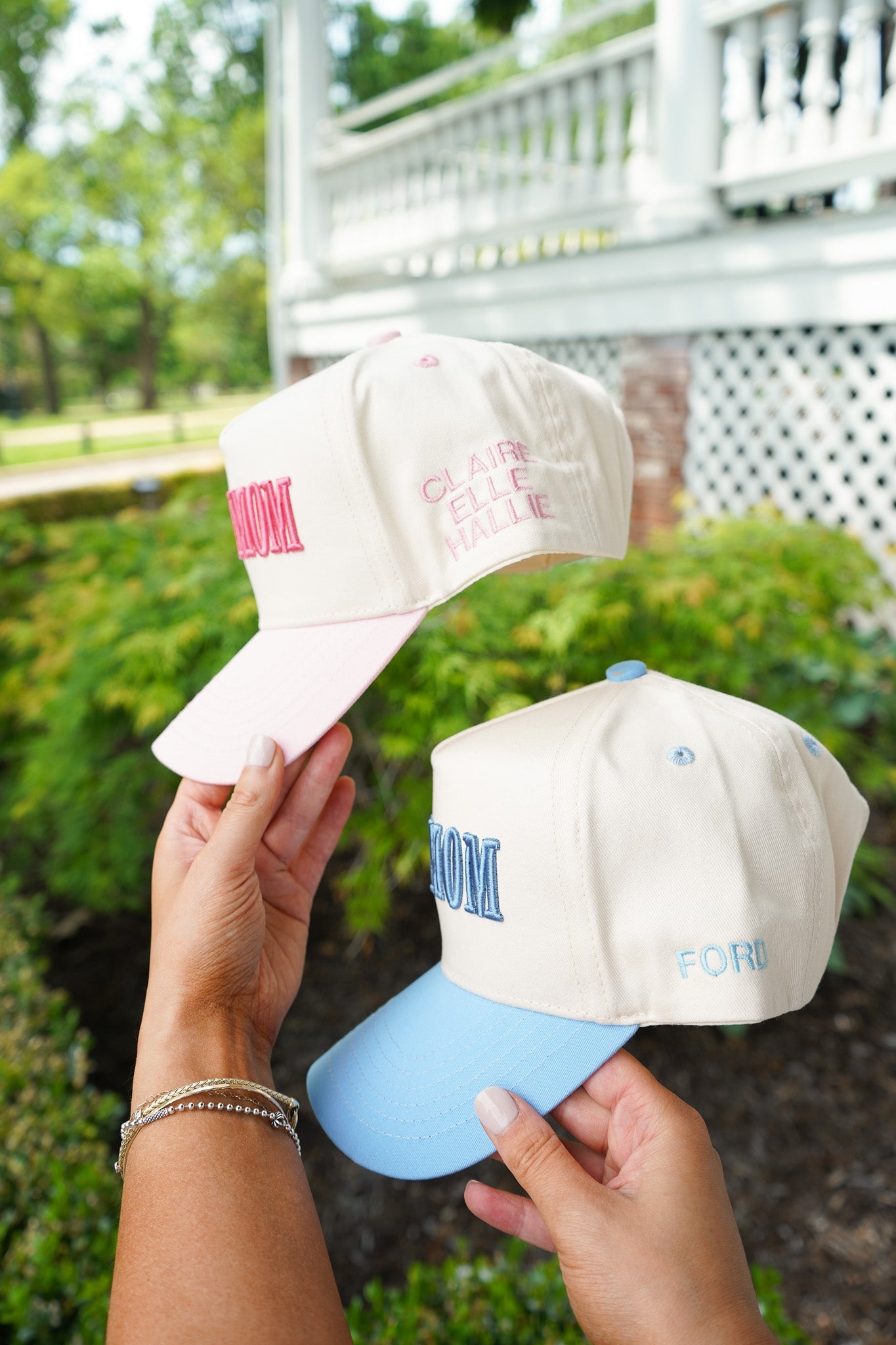 Personalized Mom Trucker Hat by KenzKustomz — product view 2