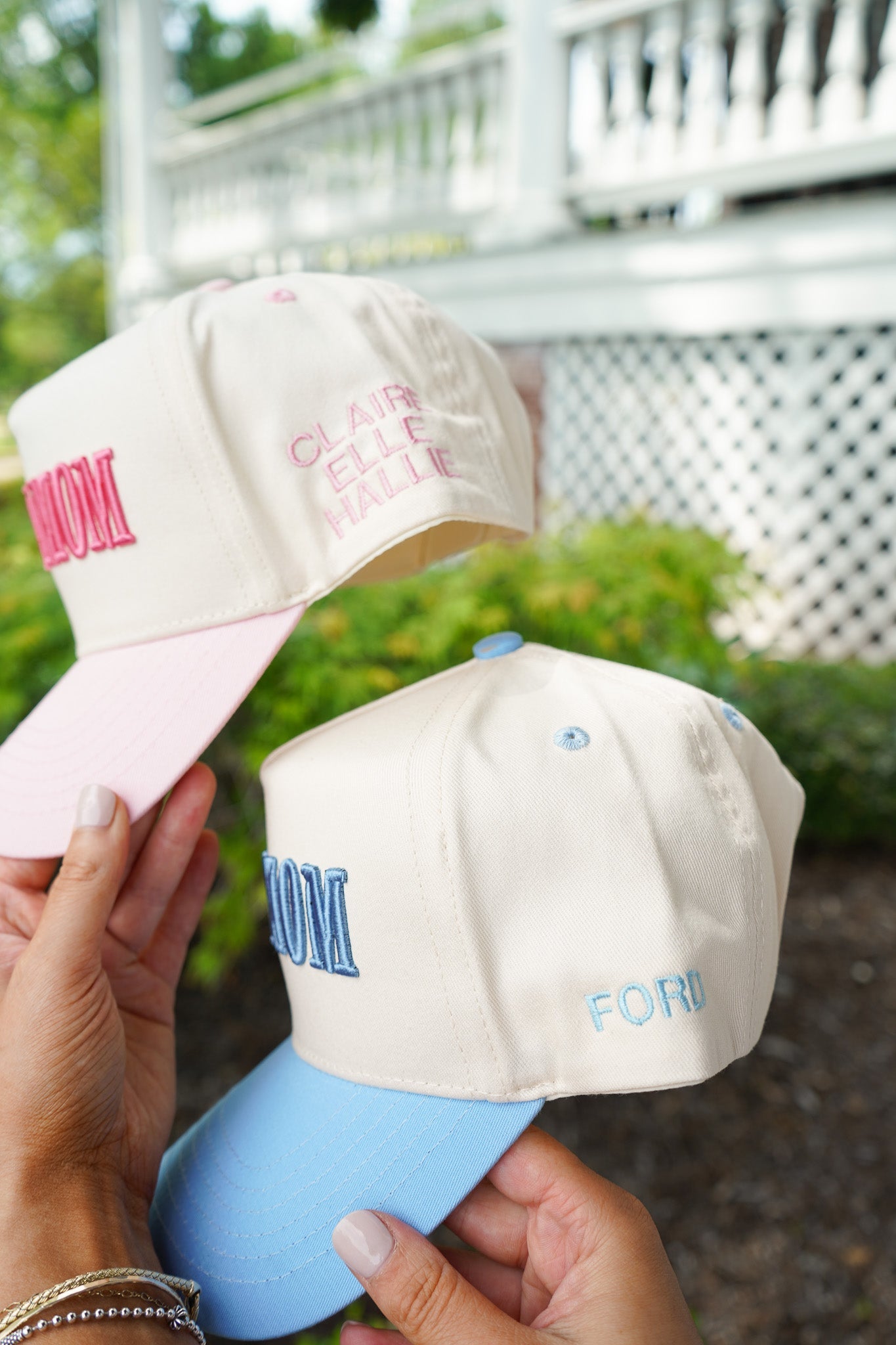 Personalized Mom Trucker Hat by KenzKustomz — product view 10