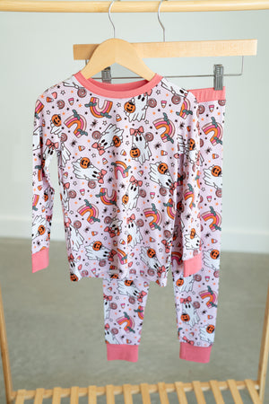 Spooky Sweet Ghosts | Two Piece Pajama Set by Boosh Baby image 4