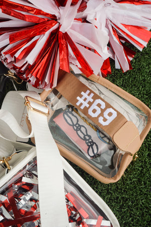 Clear Gameday + Concert Purse | Customizable detail view by KenzKustomz