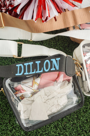 Clear Gameday + Concert Purse | Customizable detail view by KenzKustomz