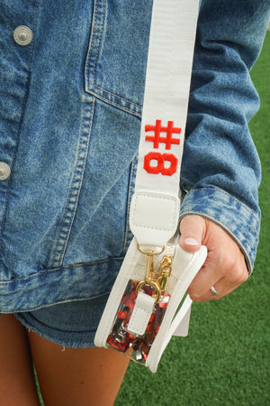 Clear Gameday + Concert Purse | Customizable detail view by KenzKustomz