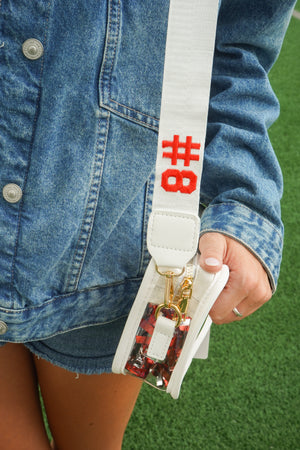 Clear Gameday + Concert Purse | Customizable detail view by KenzKustomz