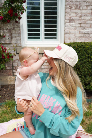 Personalized Mom Trucker Hat by KenzKustomz — product view 6