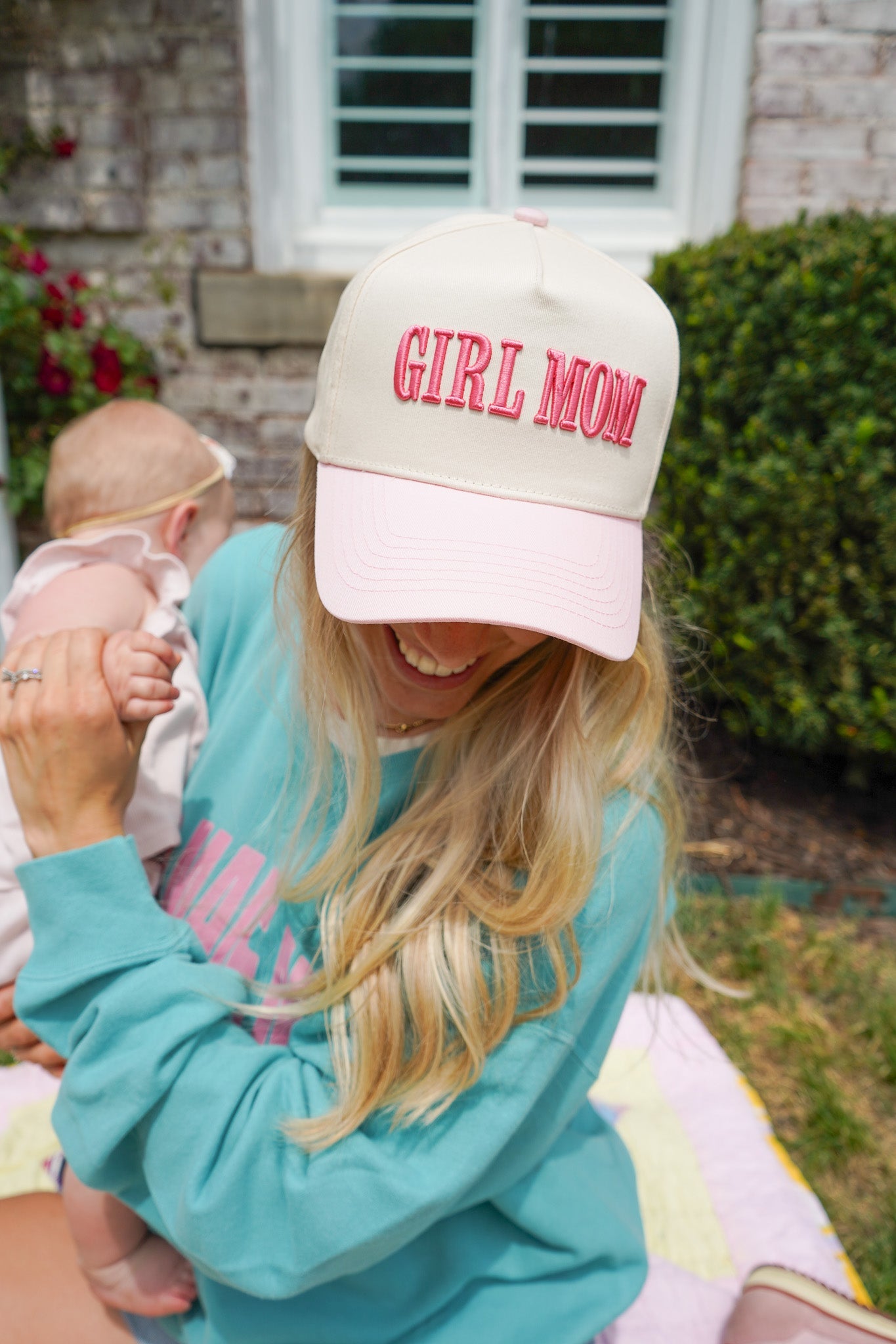 Personalized Mom Trucker Hat by KenzKustomz — product view 8