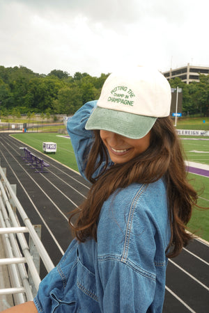 Putting The Champ In Champagne - Dad Cap by KenzKustomz — product view 2
