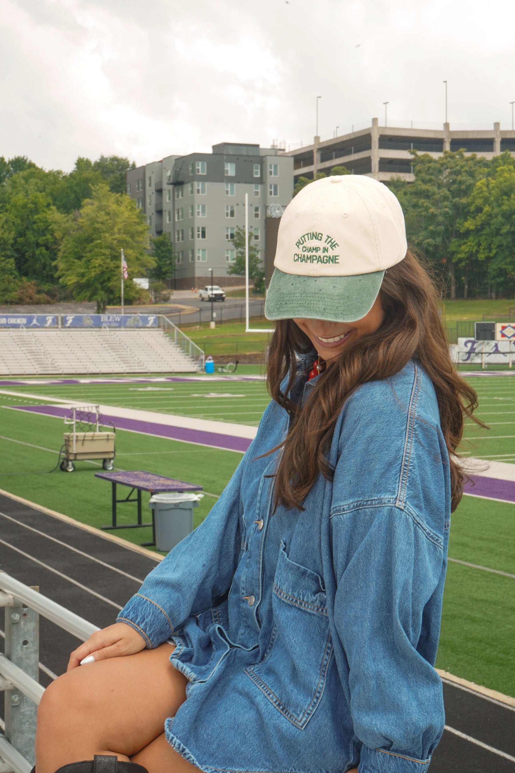 Putting The Champ In Champagne - Dad Cap by KenzKustomz — product view 8