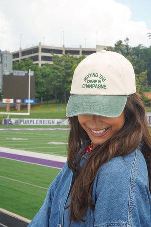 Putting The Champ In Champagne - Dad Cap by KenzKustomz — product view 1
