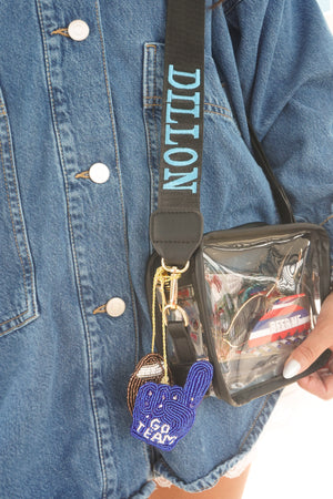 Clear Gameday + Concert Purse | Customizable detail view by KenzKustomz