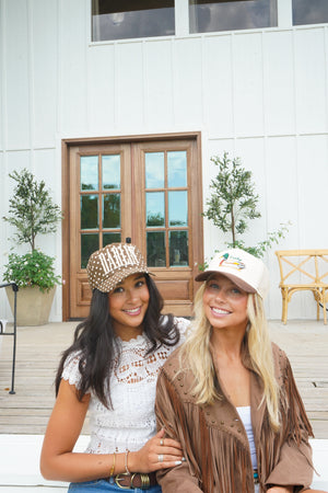 Lucky Duck - Brown Corduroy Trucker Hat by KenzKustomz — product view 32