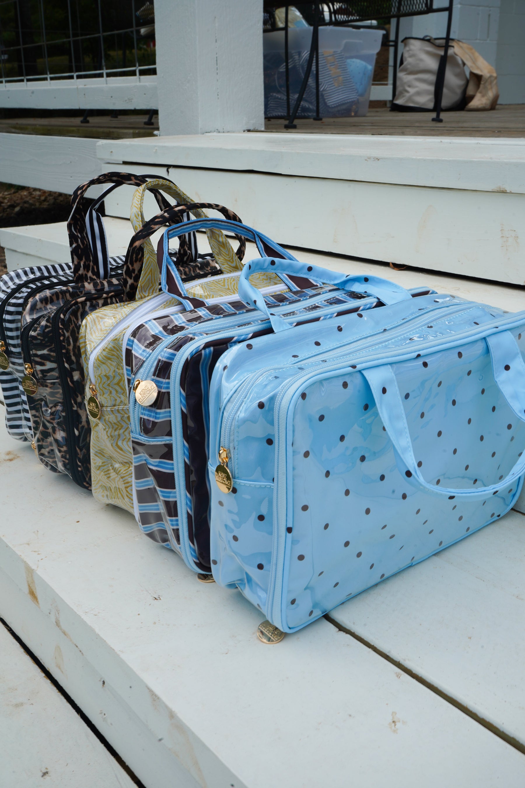 Clear Coat Toiletry Case - Fall Collection by KenzKustomz — product view 32