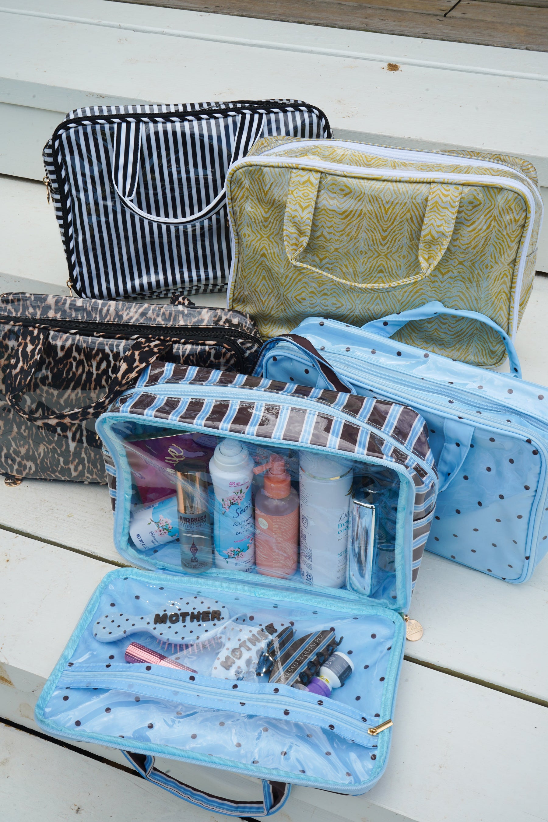 Clear Coat Toiletry Case - Fall Collection by KenzKustomz — product view 22