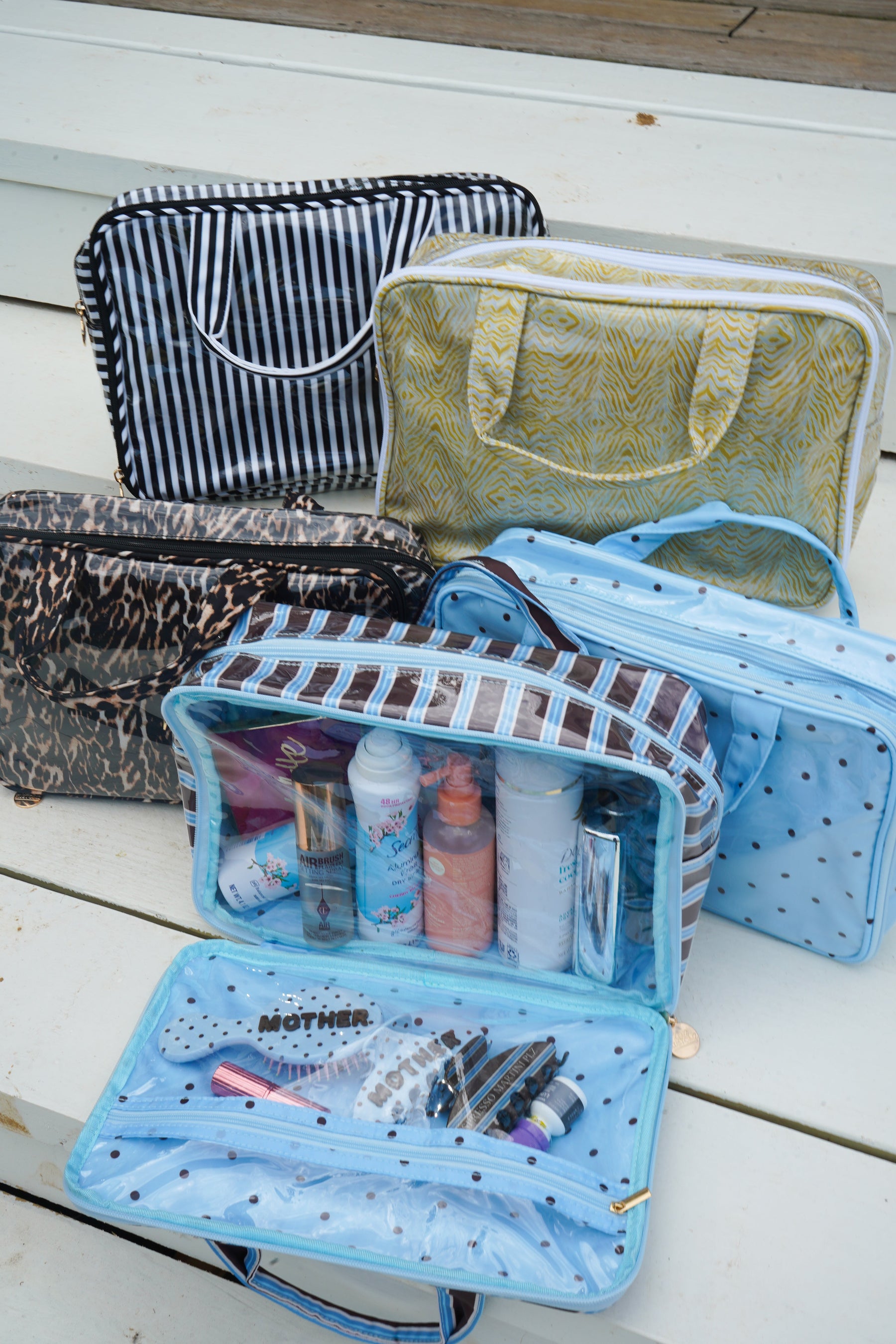 Clear Coat Toiletry Case - Fall Collection by KenzKustomz — product view 21