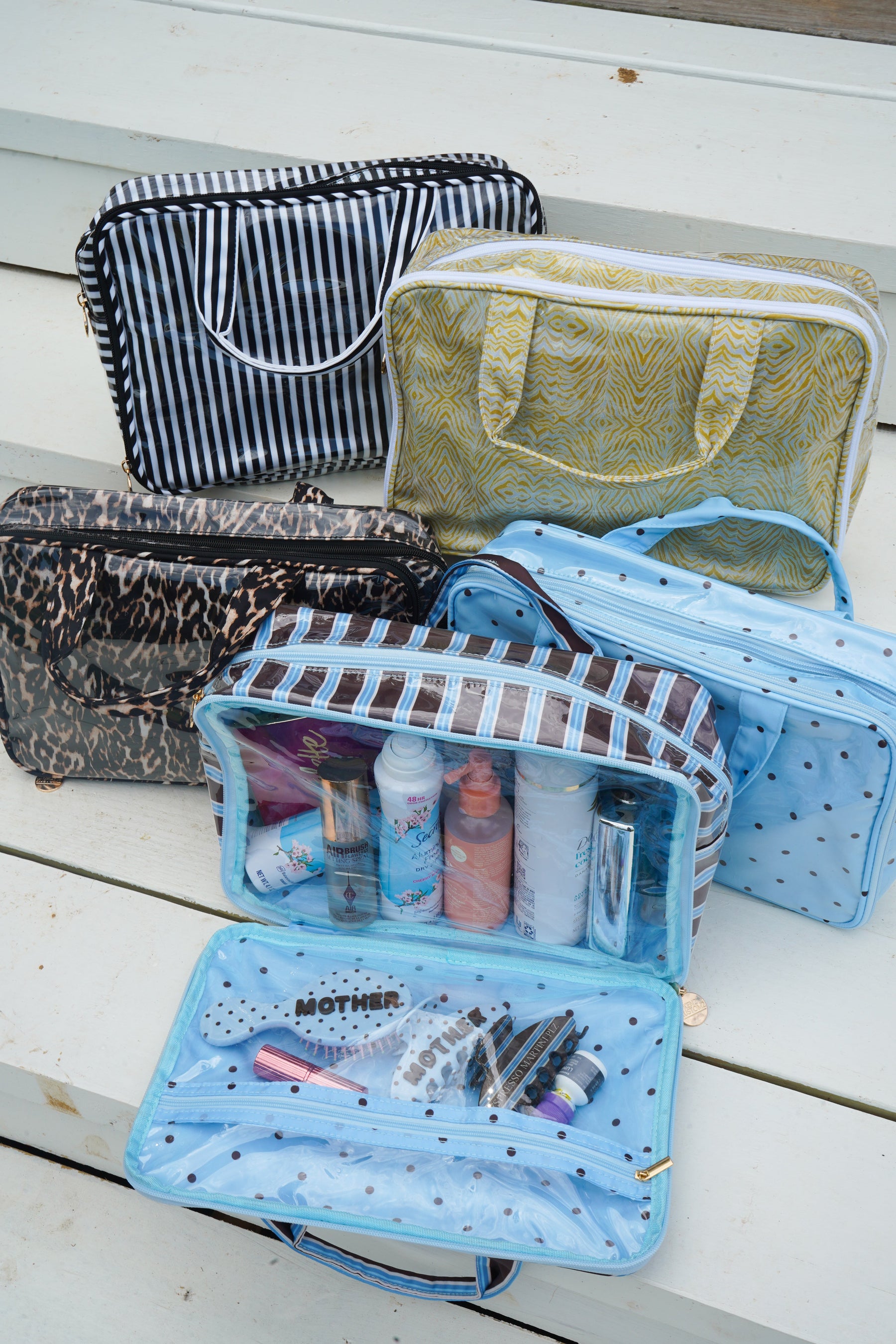 Clear Coat Toiletry Case - Fall Collection by KenzKustomz — product view 18