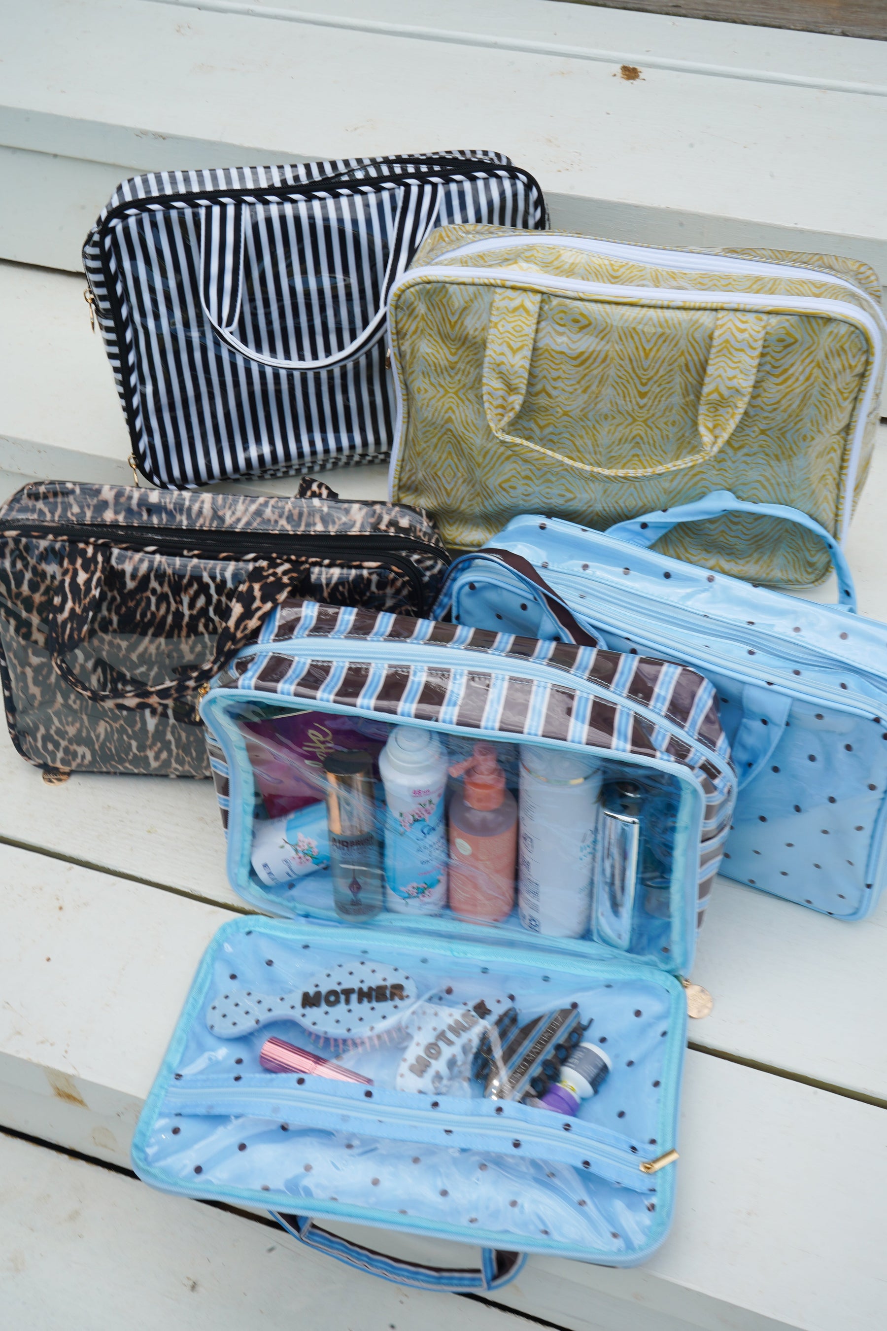 Clear Coat Toiletry Case - Fall Collection by KenzKustomz — product view 17