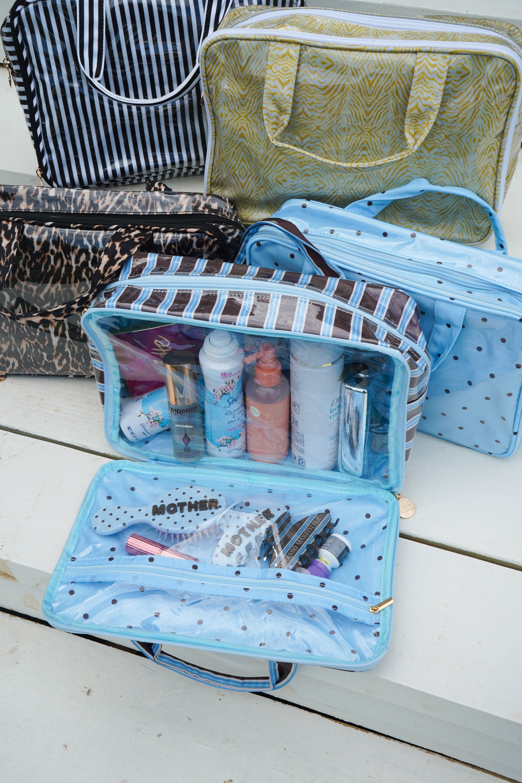 Clear Coat Toiletry Case - Fall Collection by KenzKustomz — product view 14