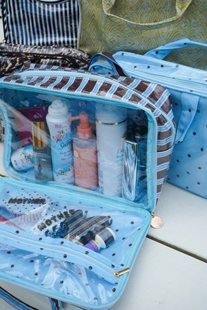 Clear Coat Toiletry Case - Fall Collection by KenzKustomz — product view 3
