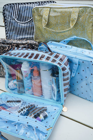 Clear Coat Toiletry Case - Fall Collection by KenzKustomz — product view 2