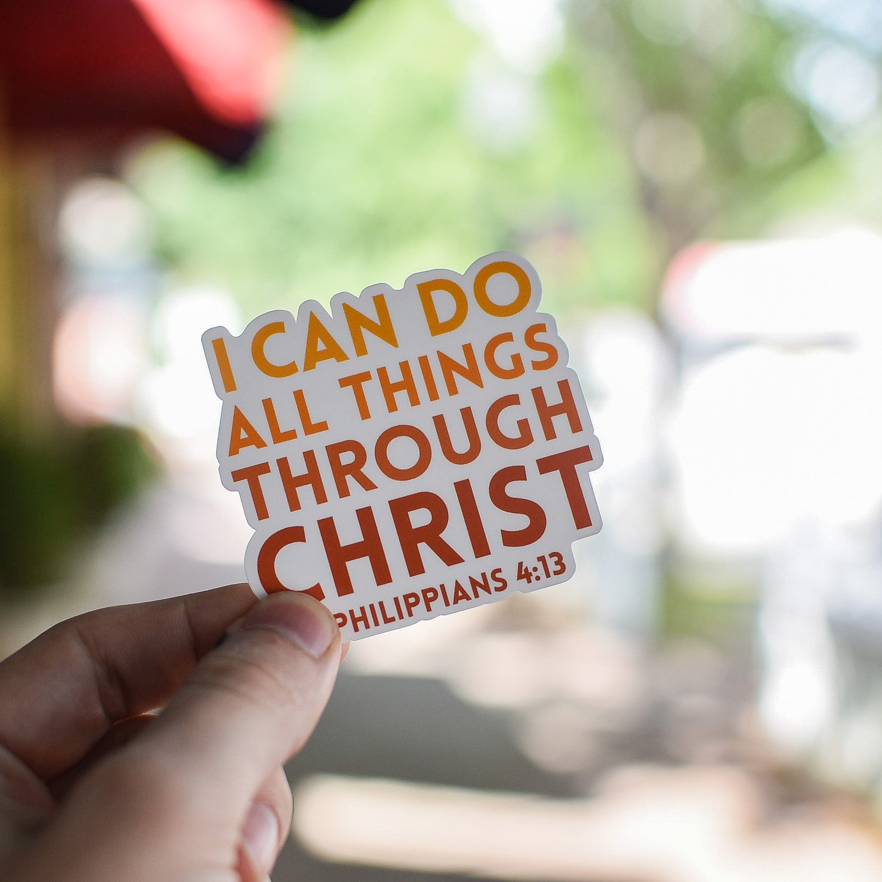 I can do all things- Sticker by Still Magnolia, vinyl decal main product photo