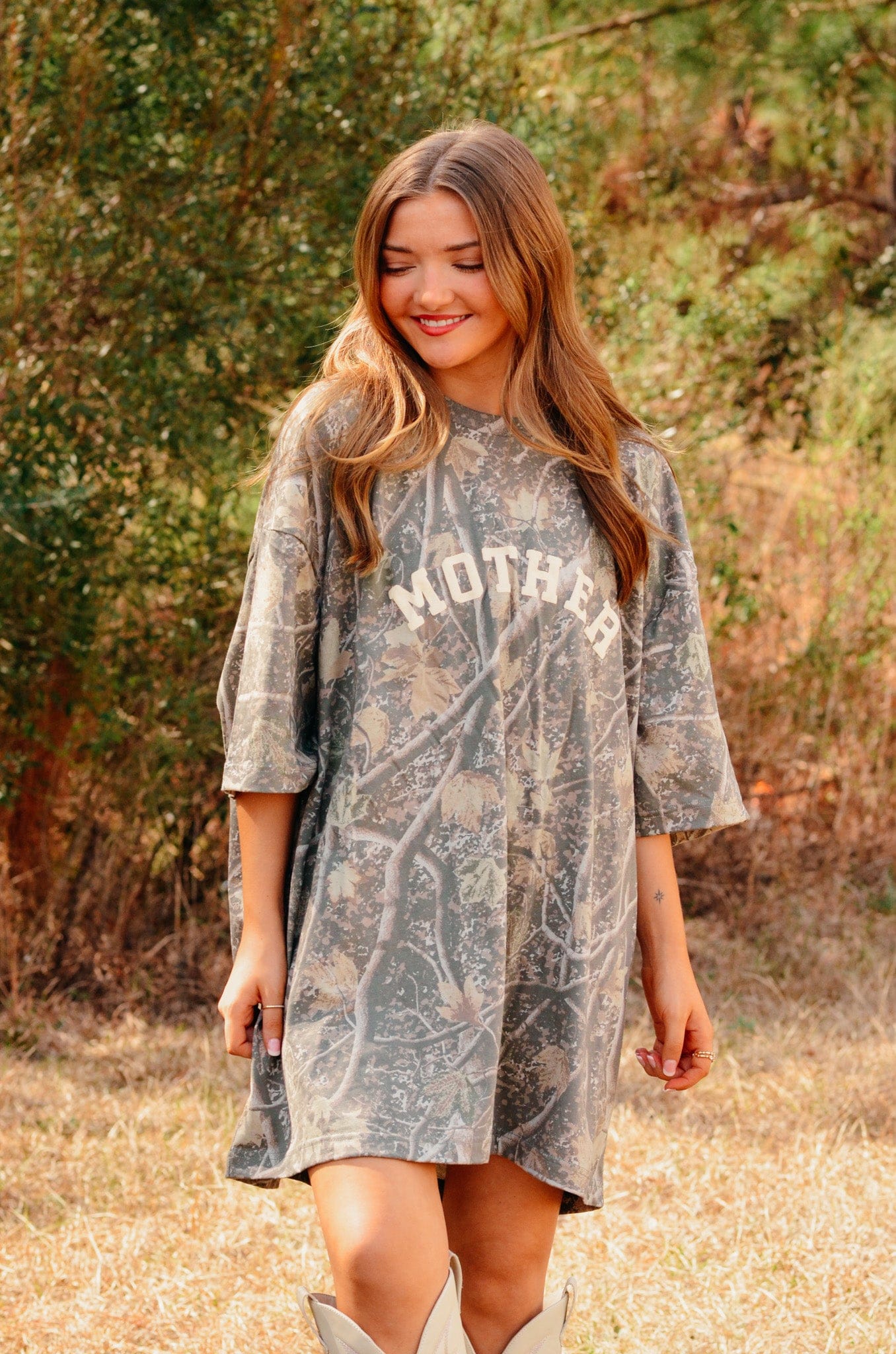 Mother Camo Shortsleeve by Southern Bliss Company, clothing detail photo 3