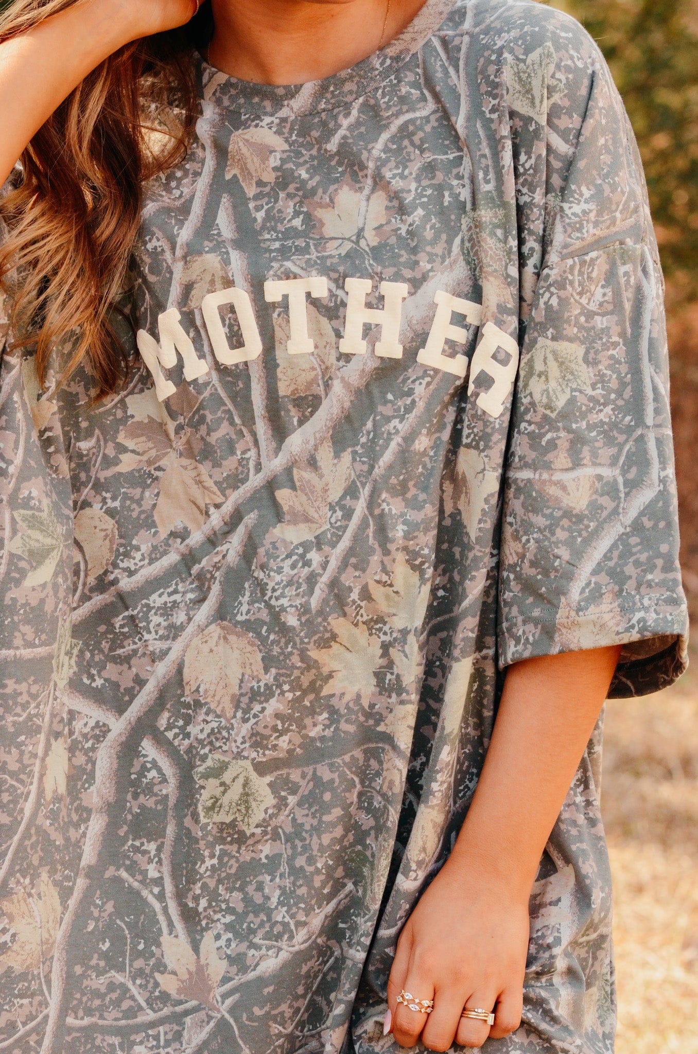 Mother Camo Shortsleeve by Southern Bliss Company, clothing detail photo 6