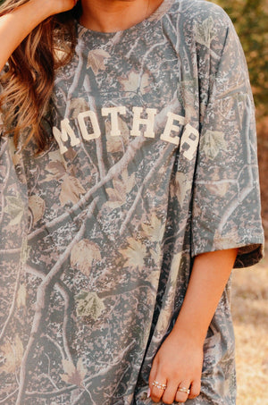 Mother Camo Shortsleeve by Southern Bliss Company, clothing detail photo 6