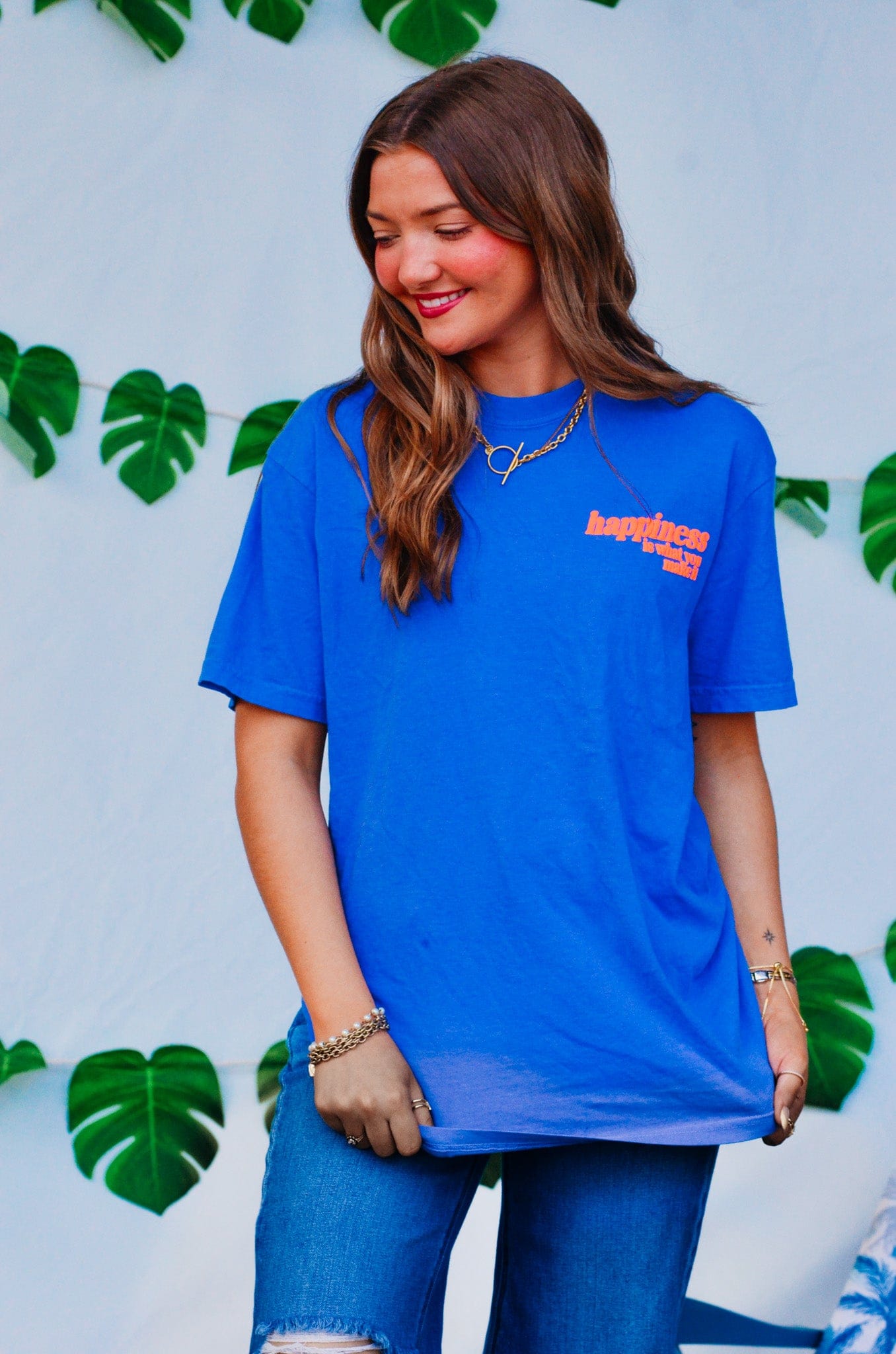 Living My Best Life Tee by Southern Bliss Company, Southern lifestyle apparel detail photo 8