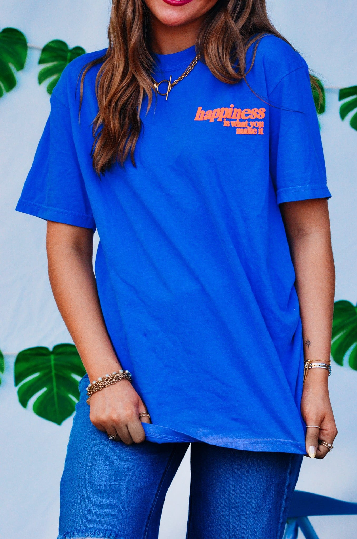 Living My Best Life Tee by Southern Bliss Company, Southern lifestyle apparel detail photo 9