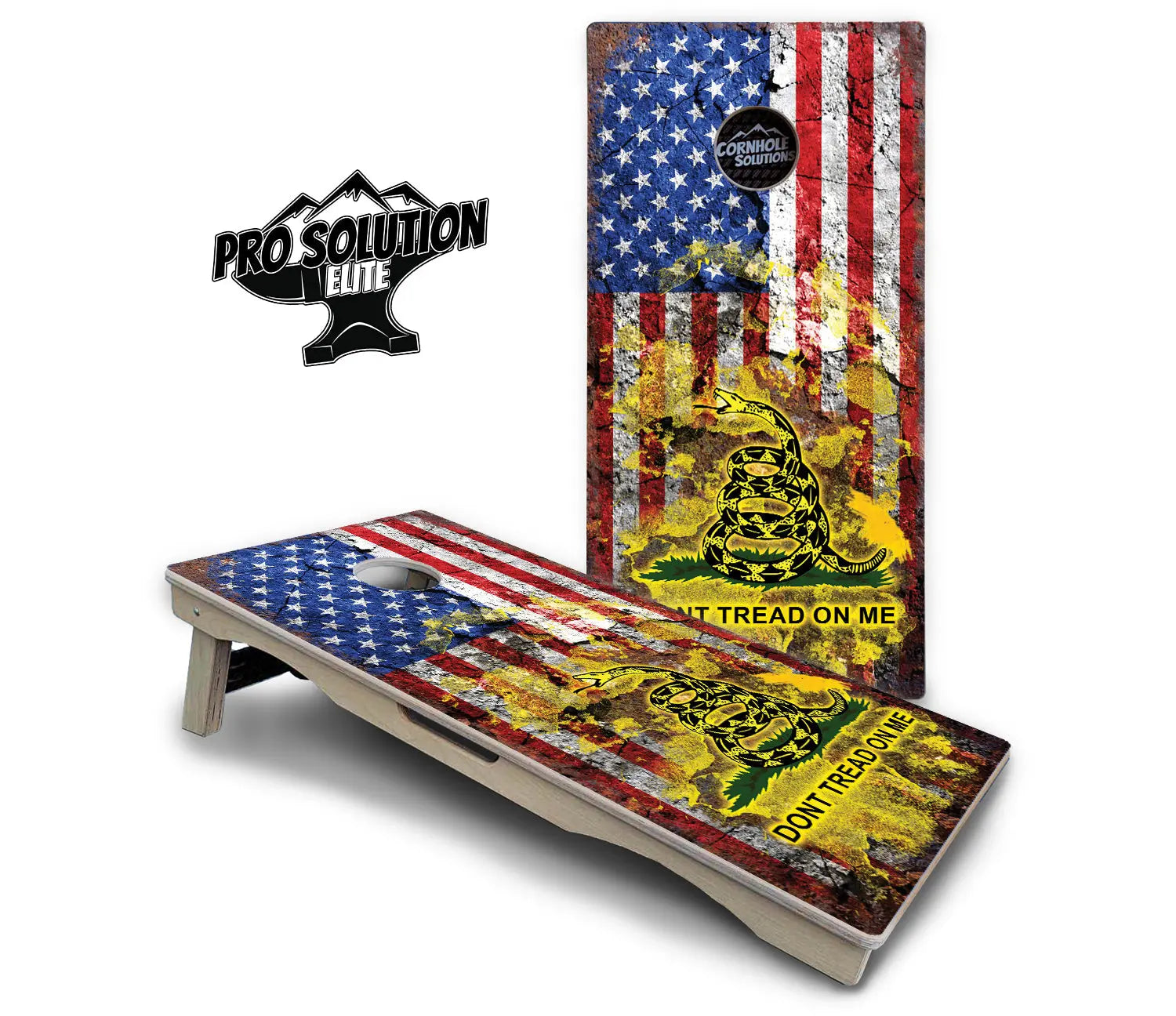 DTOM 1 Cornhole Boards - Pro Solution Elite Series by Cornhole Solutions, custom cornhole board detail photo 2