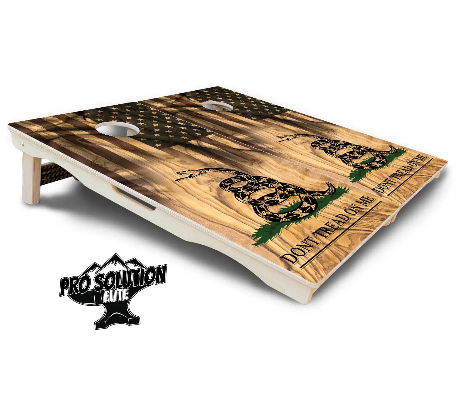 DTOM 3 Cornhole Boards - Pro Solution Elite Series by Cornhole Solutions, custom cornhole board detail photo 5
