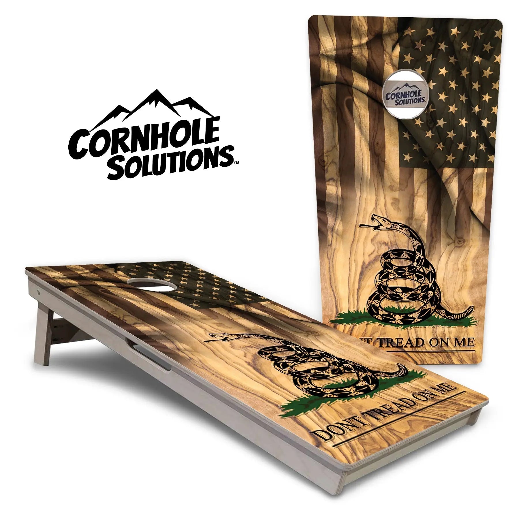 DTOM 3 Cornhole Boards - Professional Tournament Series by Cornhole Solutions, custom cornhole board main product photo
