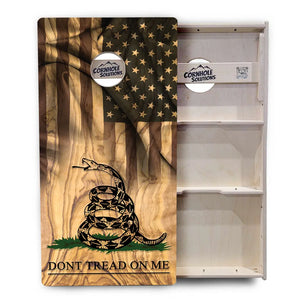 DTOM 3 Cornhole Boards - Professional Tournament Series by Cornhole Solutions, custom cornhole board detail photo 3