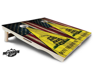 DTOM Rustic Triangle Cornhole Boards - Pro Solution Lite Series by Cornhole Solutions, custom cornhole board detail photo 5
