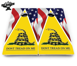 DTOM Yellow Triangle Cornhole Boards - Pro Solution Elite Series by Cornhole Solutions, custom cornhole board detail photo 4