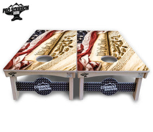 DTOM & WTP Cornhole Boards - Pro Solution Elite Series by Cornhole Solutions, custom cornhole board detail photo 9