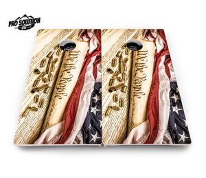DTOM & WTP Cornhole Boards - Pro Solution Lite Series by Cornhole Solutions, custom cornhole board detail photo 4