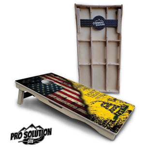 DTOM & WTP Cornhole Boards - Pro Solution Lite Series by Cornhole Solutions, custom cornhole board detail photo 5