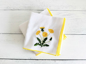 Dandelion Flour Sack Towels, set of two by Dot and Army, Southern food gift main product photo