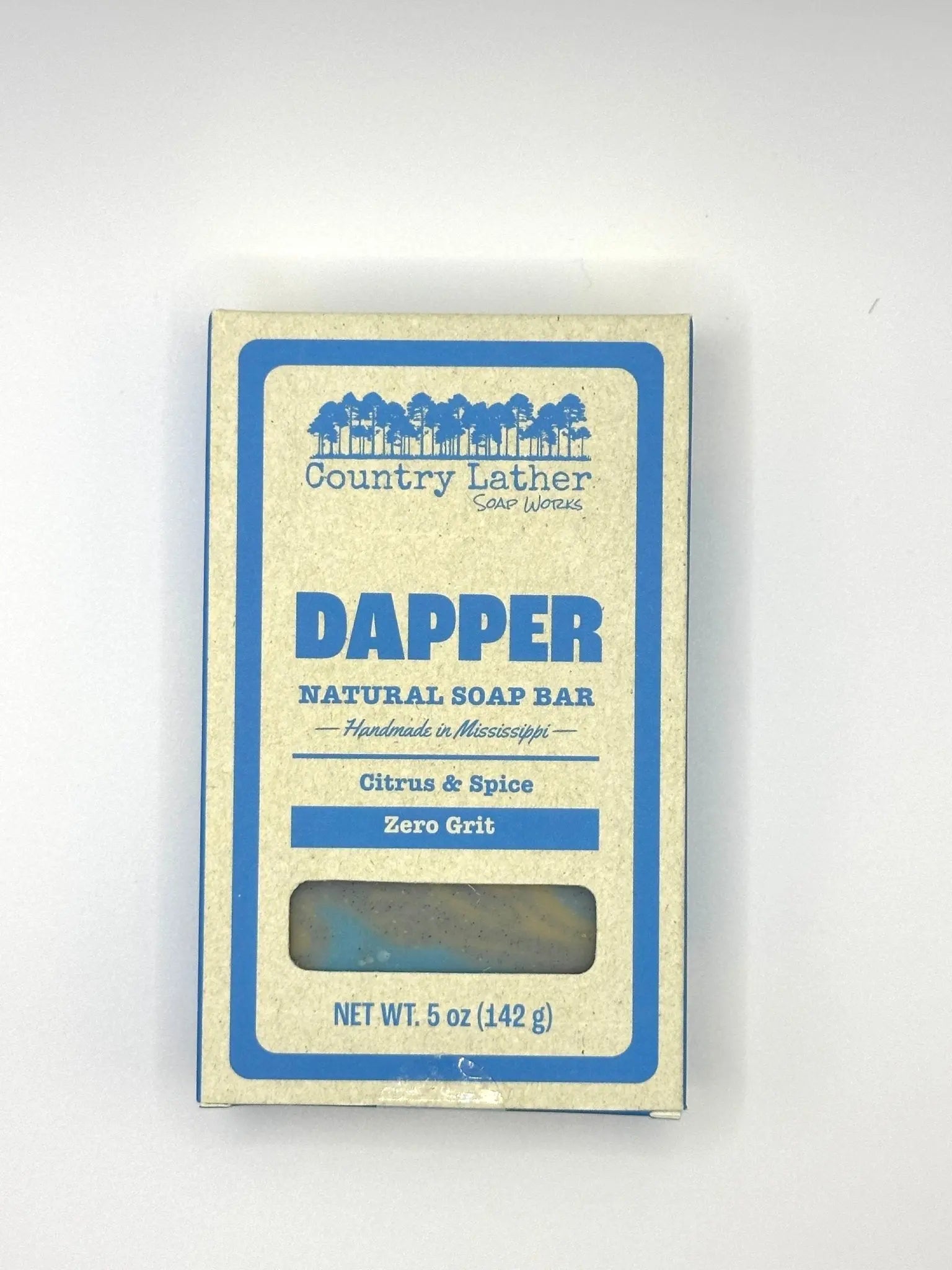 Dapper Soap Bar Set of 30 Bars WHOLESALE by Country Lather Soap Works, natural skincare detail photo 3