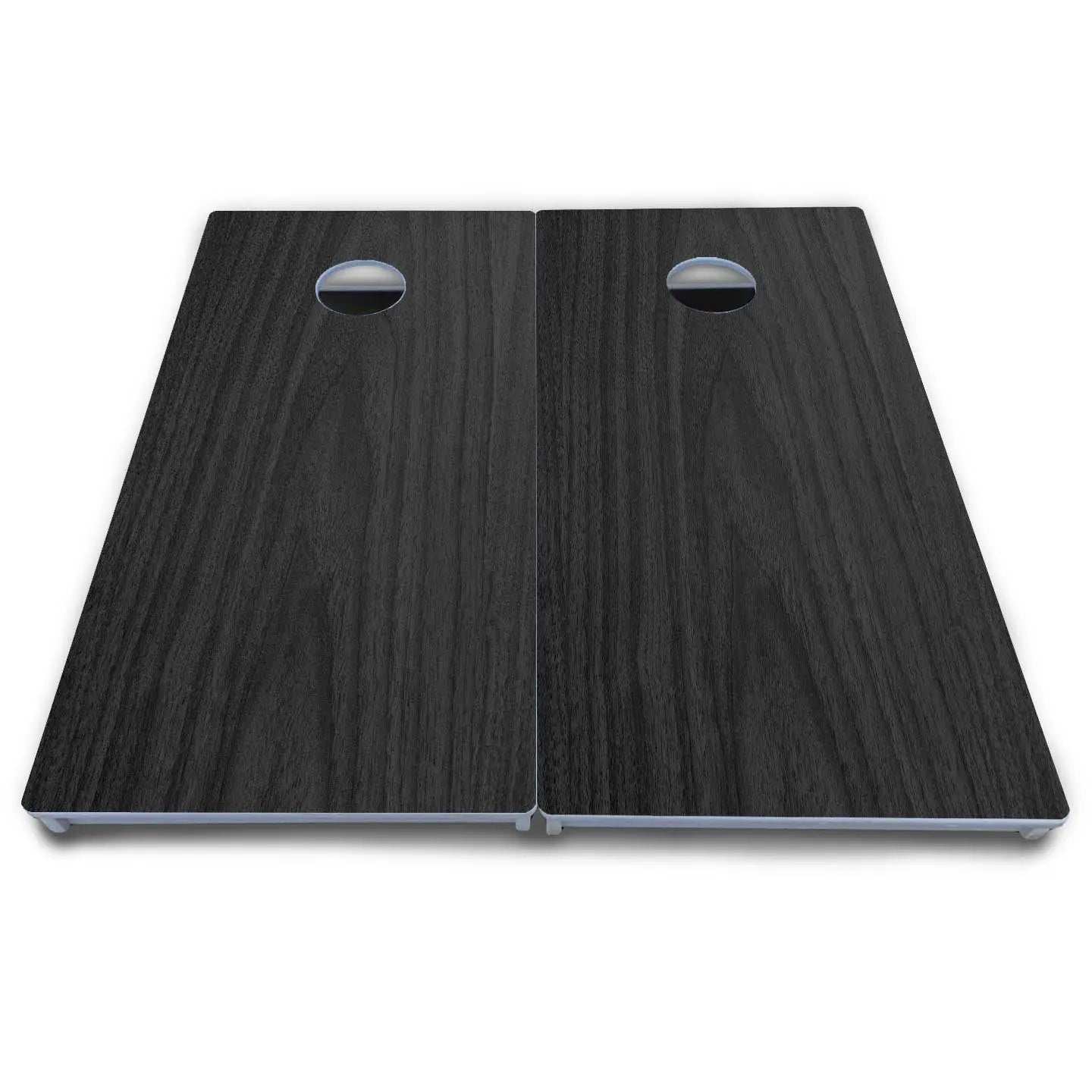 Dark Grey Wood Cornhole Boards - All Weather Series by Cornhole Solutions, custom cornhole board detail photo 5