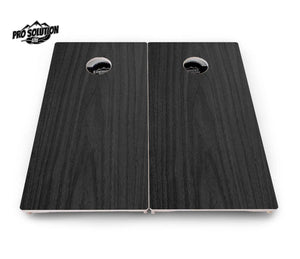 Dark Grey Wood Cornhole Boards - Pro Solution Lite Series by Cornhole Solutions, custom cornhole board detail photo 3
